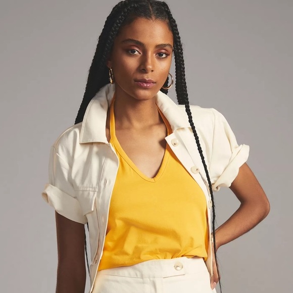 NWT Anthropologie Maeve V-Neck Halter - Picture 3 of 4